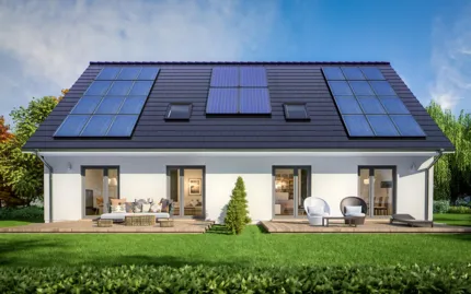 Fertighaus Mehrgenerationenhaus 1,5-Geschosser SH 244 EW Fertighaus Mehrgenerationenhaus 1,5-Geschosser SH 244 EW