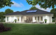 Fertighaus Bungalow SH 169 WB mit Holzfassade