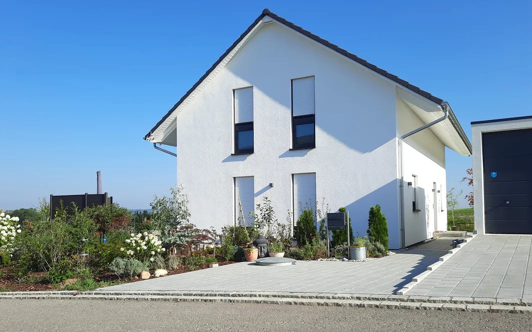 Fertighaus 1,5 Geschosser SH 142 Drempel Frontspiess