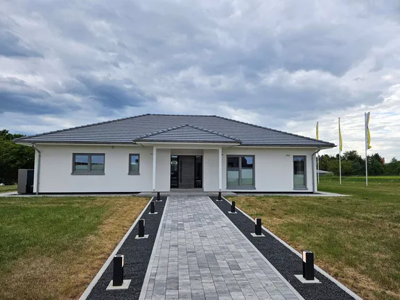 Eingangsbereich Musterhaus Mellrichstadt