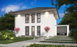 Fertighaus Stadtvilla SH 135 S mit Garage