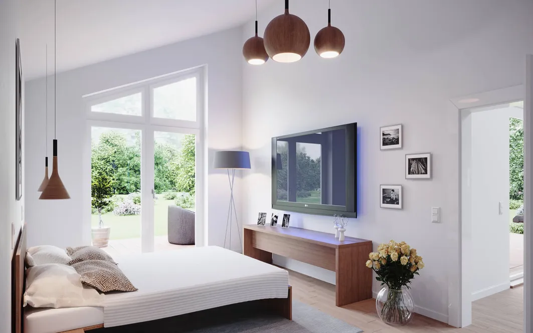 Fertighaus Bungalow SH 147 B Schlafzimmer