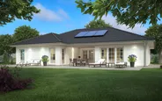 Fertighaus Bungalow SH 169 WB mit Holzfassade