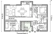 Grundriss Mehrgenerationenhaus SH 165 EW - Var. A - Erdgeschoss