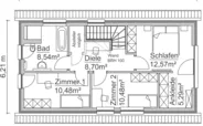 1,5-Gechosser Grundriss SH 116 D (OG)