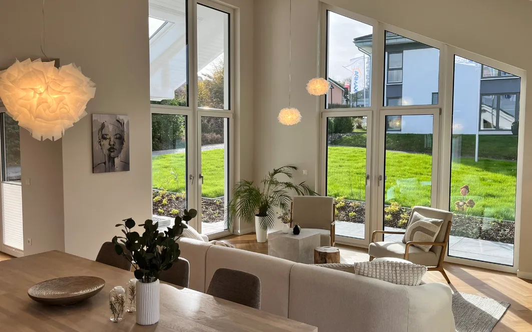 Fertighaus Winkelbungalow SH 147 WB Musterhaus Chemnitz