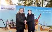 Übergabe: Friedemann Kunz mit eh. Zoodirektor Herrn Nagel
