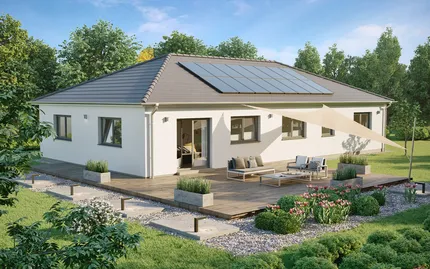 Fertighaus Mehrgenerationenhaus Bungalow SH 142 B EW - Var. A1 + B