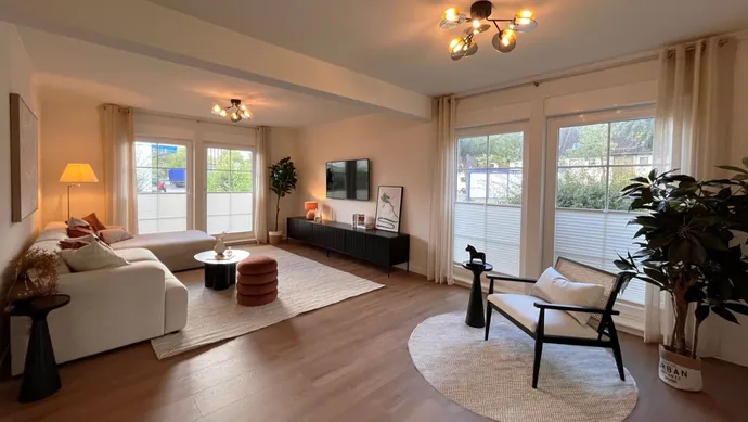 Musterhaus Neumünster Fertighaus SH 180 - Variante D - Wohnzimmer