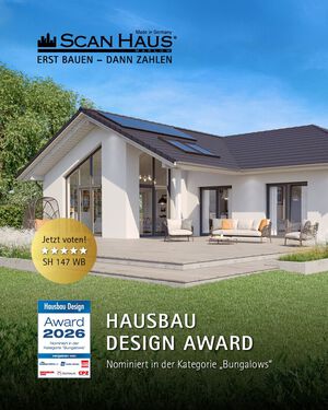 Nominiert: Hausbau Design Award 2026 - Kategorie Bungalows