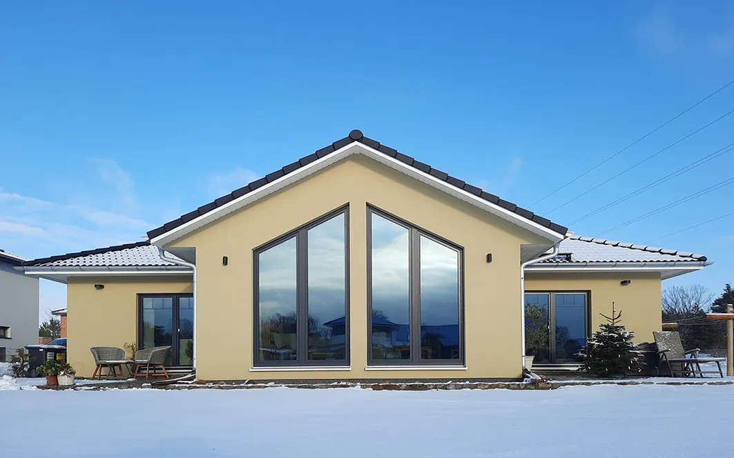 Fertighaus Winkelbungalow SH 136 WB - VAR. D1