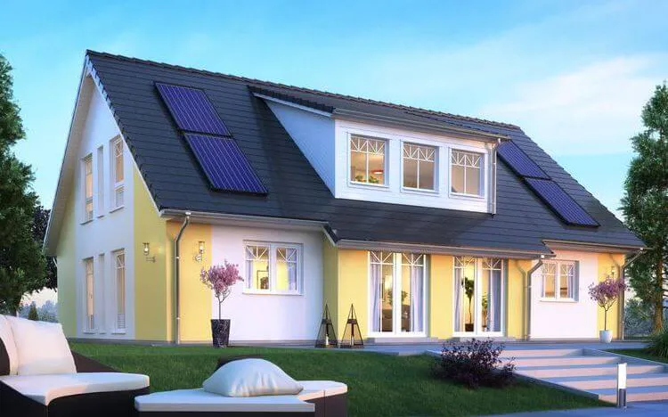 Fertighaus Mehrgenerationenhaus 1,5 Geschosser SH 232 EW - Var. A