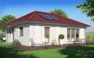 Fertighaus Bungalow mit Holzfassade SH 83 B - Variante A