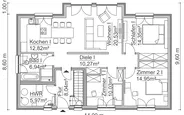 Grundriss Mehrgenerationenhaus SH 195 EW - Var. A - Erdgeschoss