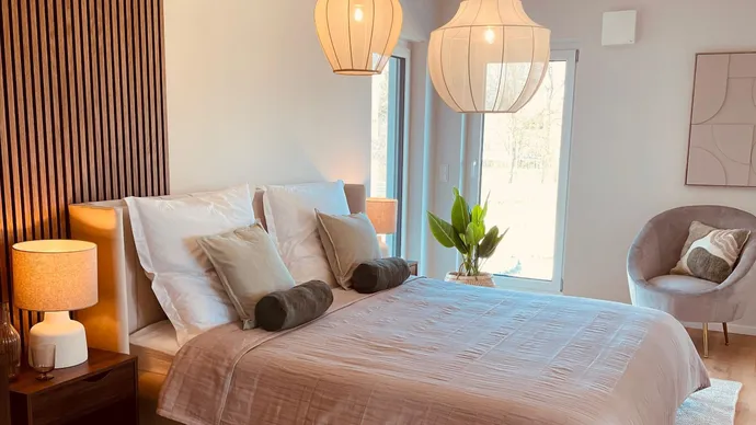 Schlafzimmer des Bungalows SH 169 B - Var. B1