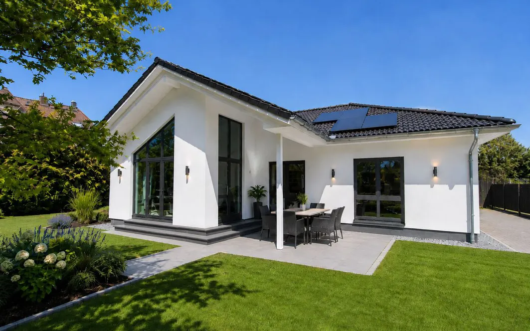 Referenzhaus Winkelbungalow SH 147 WB | Terrassenansicht