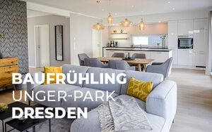 Baufrühling im Unger-Park in Dresden