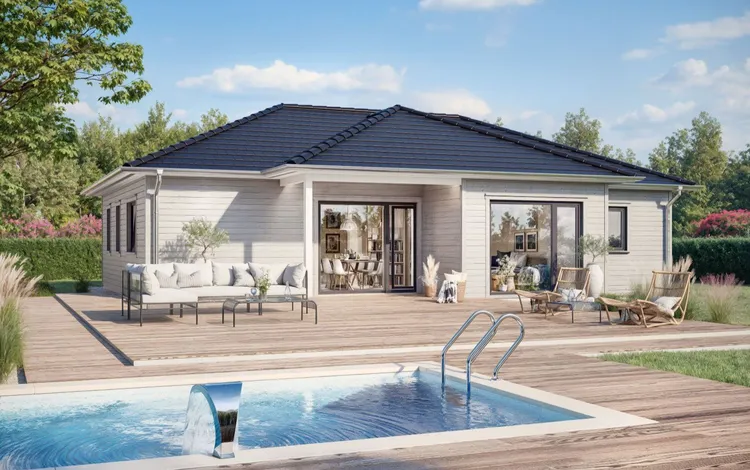 Fertighaus Bungalow SH 113 B - Variante A1