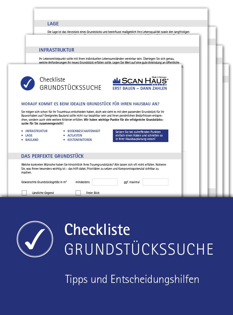 Checkliste Grundstückssuche