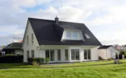 Musterhaus Münster ScanHaus 180 Variante D Einfamilienhaus Terrassenseite