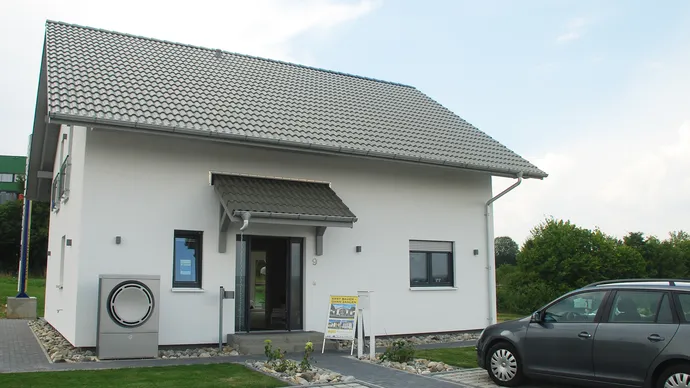 Musterhaus Ulm Hauseingangsseite