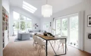 Fertighaus Bungalow SH 147 B Wohn- und Essbereich
