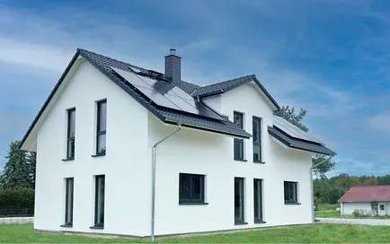 Fertighaus 1,5 Geschosser SH 142 Drempel Frontspiess