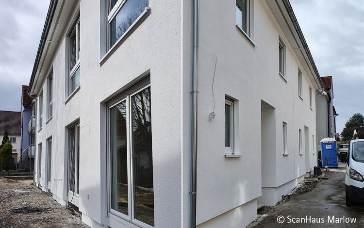 Beispielhaus Fertighaus Stadtvilla als Doppelhaus (SH 127 S DHH)