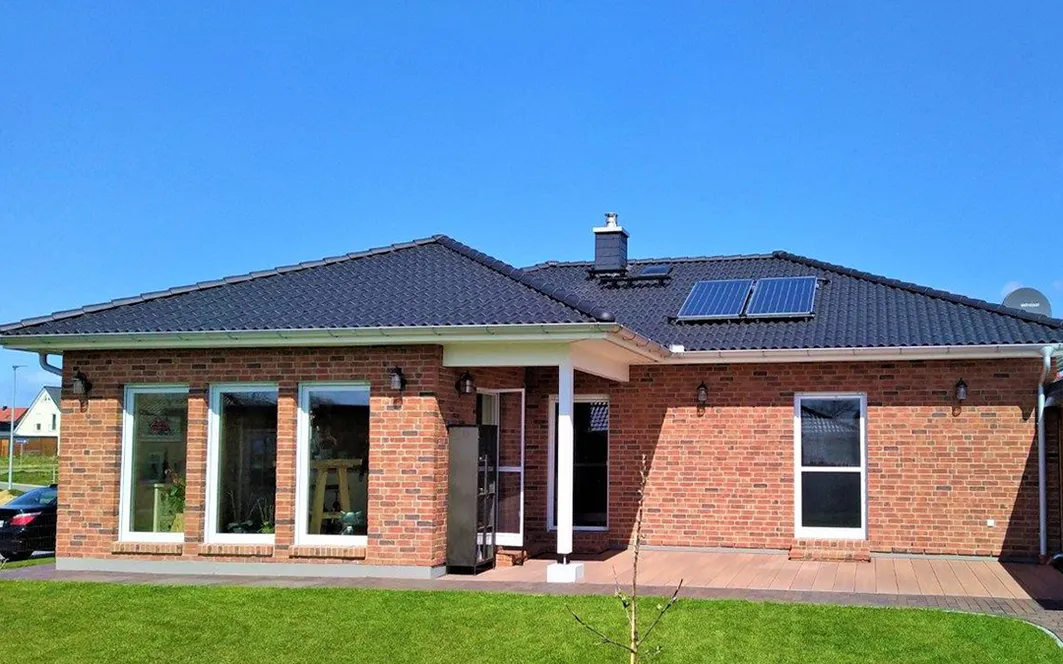 Fertighaus Winkelbungalow SH 115 WB - VAR. B Verblendfassade