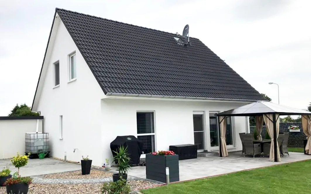 Fertighaus Einfamilienhaus 1,5 Geschosser SH 122 - VAR. A1 Terrasse