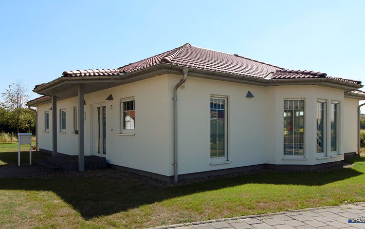 Musterhaus Bremerhaven ScanHaus 136 Winkelbungalow Erker