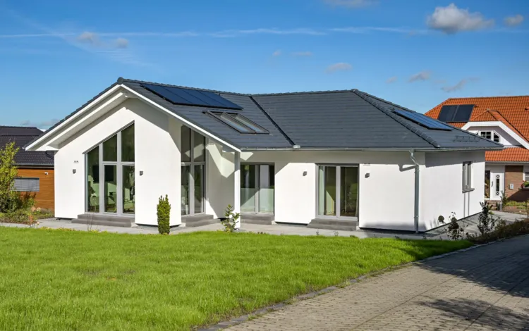 Fertighaus Winkelbungalow SH 147 WB Musterhaus Chemnitz