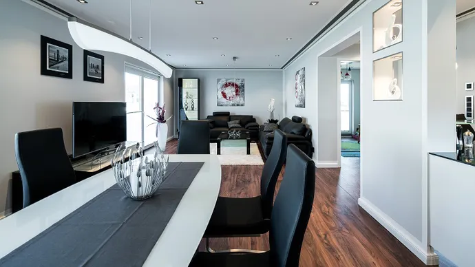 Musterhauscenter Berlin-Mahlsdorf ScanHaus 155 Stadtvilla Esszimmer