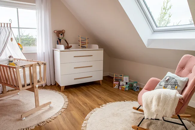 Musterhaus Magdeburg SH 180 Kinderzimmer oder Homeoffice im Obergeschoss