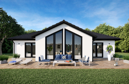 Winkelbungalow SH 136 WB - Var. D2 in der Black Edition