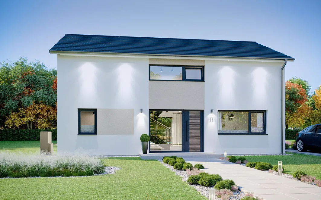 Fertighaus 1,5-Geschosser SH 166 Drempel | Hauseingang