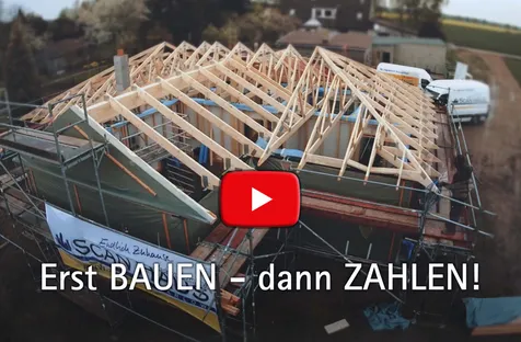 Zeitraffervideo eines Fertighaus von ScanHaus Marlow