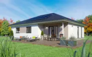 Fertighaus Bungalow SH 117 B - Var. A mit Walmdach