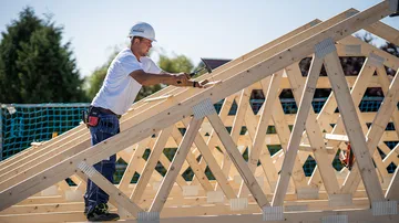 Holzständerbauweise