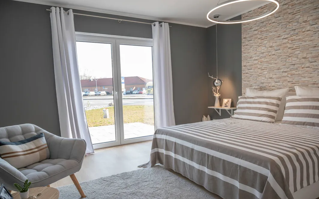 Fertighaus Bungalow SH 136 WB - Var. D2 Schlafzimmer