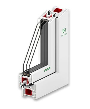 Fensteraufbau 3-fach Verglasung