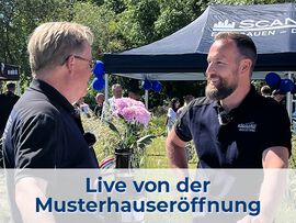 HAUSBLICK-Podcast Spezial: Live von der Musterhauseröffnung Rostock-Roggentin