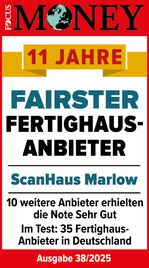 Focus Money: 11 Jahre Fairster Fertighausanbieter