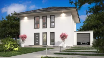 Fertighaus Stadtvilla SH 135 S mit Garage