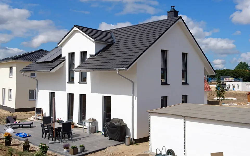 Fertighaus 1,5 Geschosser SH 142 Drempel Frontspiess