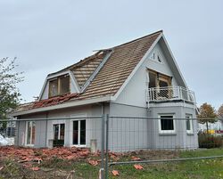 Abrissstart altes Musterhaus Erfurt