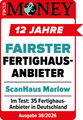 Focus Money Siegel - Fairster Fertighausanbieter 2026
