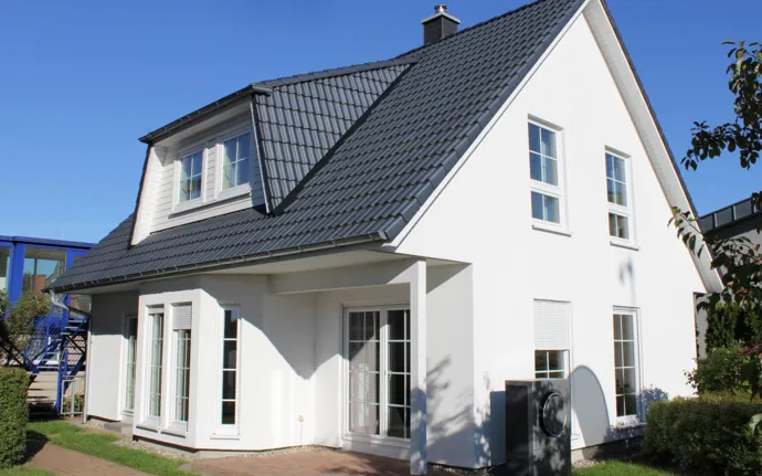 Musterhauscenter Marlow ScanHaus 156 Einfamilienhaus Terrassenseite