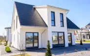 Fertighaus 1,5 Geschosser SH 150 FS Musterhaus Dresden Terrassenseite