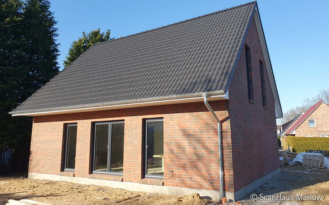 Fertighaus Einfamilienhaus 1,5 Geschosser SH 122 - VAR. A3 | Verblendfassade